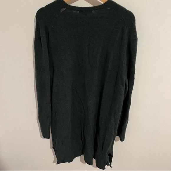 Madewell Kent Wool Cardigan Forest Green Sz M - Picture 10 of 11